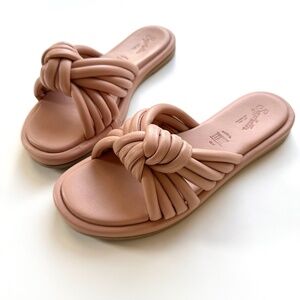 Seychelles Vegan Leather Knot Sandals, SZ 8.5